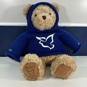 Gund Millennium Christmas Peace Dove Teddy Bear Limited Edition Plush